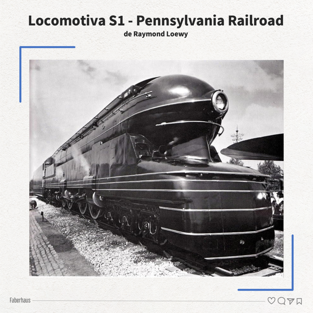 Locomotiva S1 - Pennsylvania Railroad de Raymond Loewy