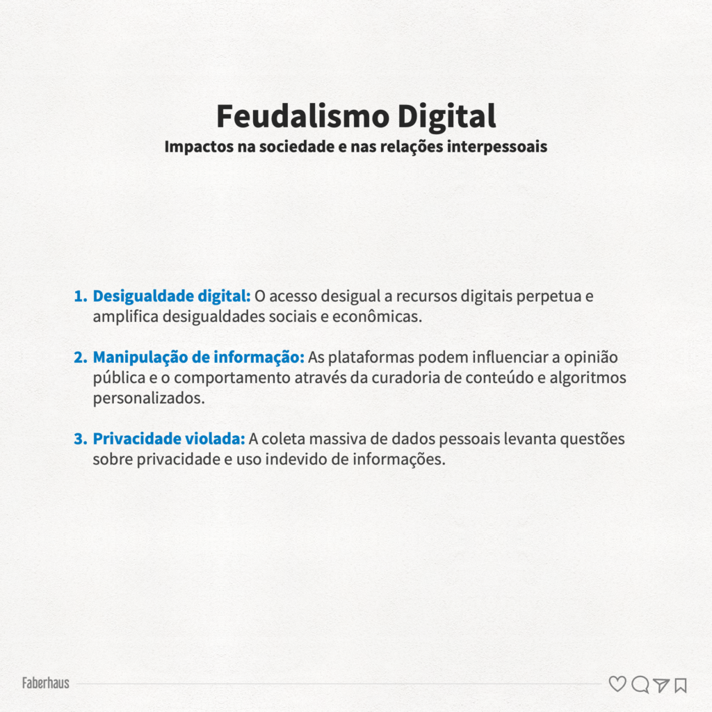 Feudalismo Digital Impactos na sociedade e nas relações interpessoais