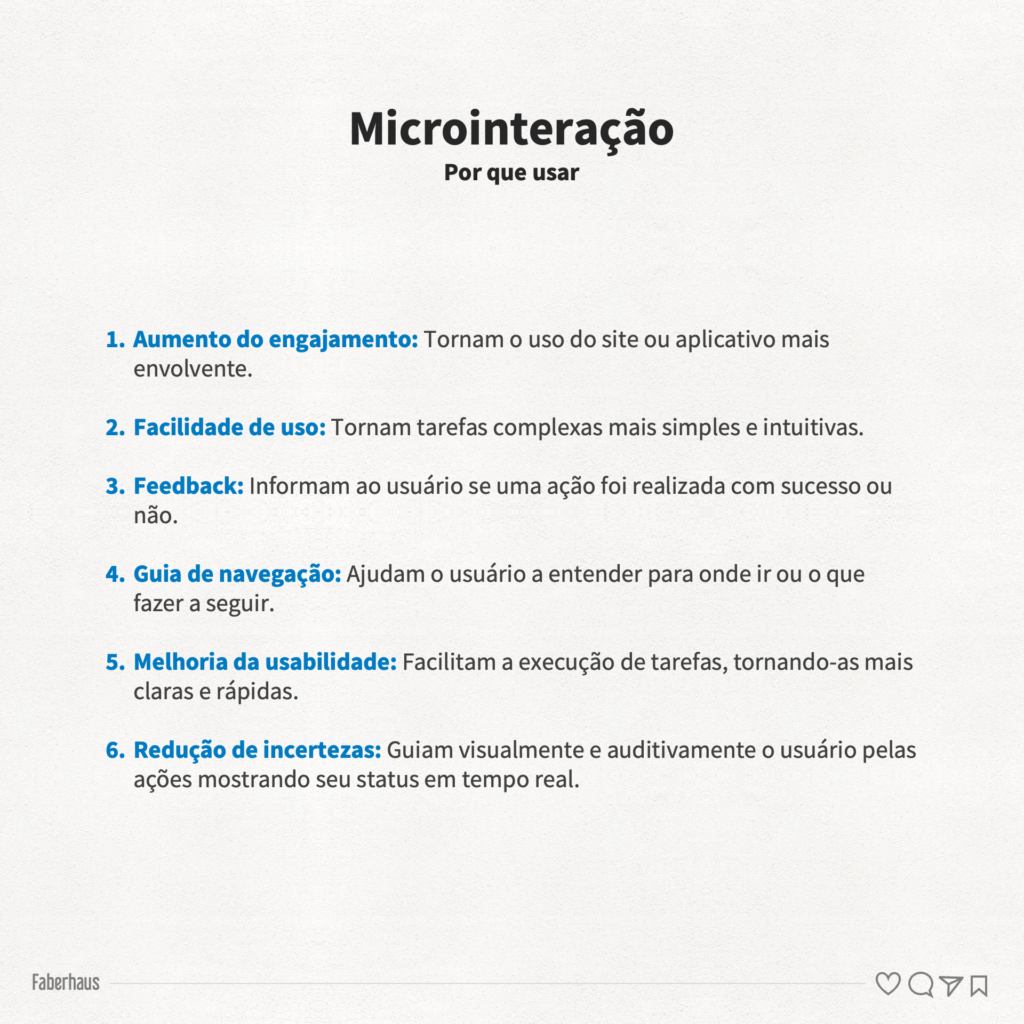 Microinteração Por que usar